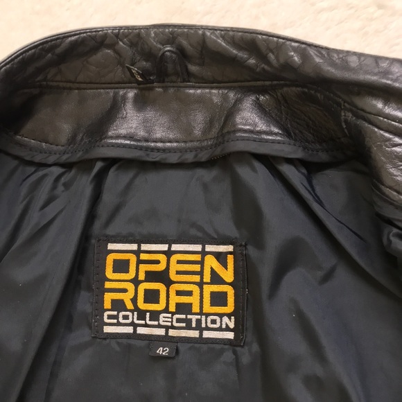 Vintage Openroad Motorcycle Leather Jacket - Picture 5 of 9